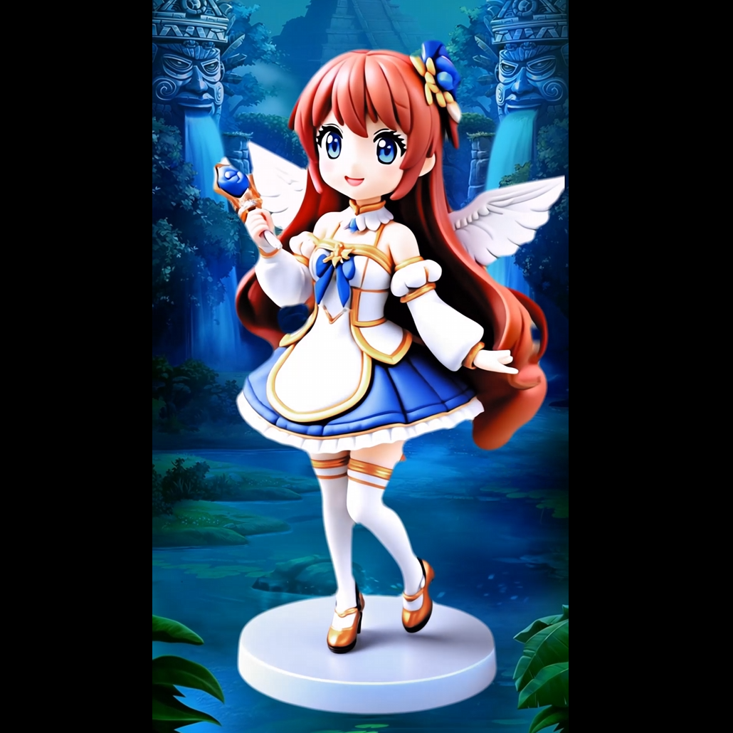 Poster Anime Bergaya Format A4